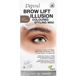 Depend Cosmetic PE Brow Lift Illusion Coloured Styling Wax 5 gr. - Soft Brown