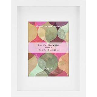 MCS kunstramme med Mat åbner hvid 9 x 12 in