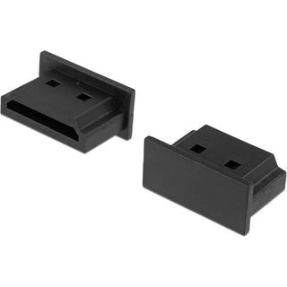 Delock Støvbeskyttelse til HDMI - 10 stk - Sort