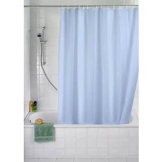 Badeforhæng fra ENGHOLM - PLAIN LIGHT BLUE
