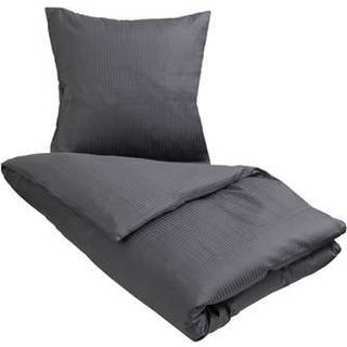 Sengetøj i 100% Egyptisk bomuld - 150x210 cm - Gråt sengetøj - Ekstra blødt sengesæt fra By Borg