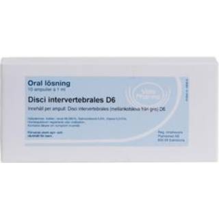 Allergica Disci intervertebrales D6 - 10 x 1 ml