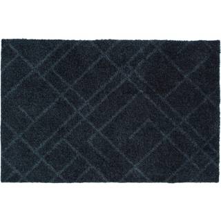 Tica Copenhagen Lines Rug 40x60 Cm Dark Grey - Mønstrede tæpper Vinyl Sort - 00642