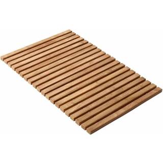 Dacore Bademåtte m. Gummifødder 40 x 60 cm - Teak