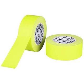Gaffatape fluo gul, 50mm x 25m