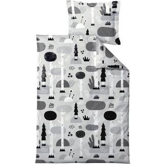 Södahl sengesæt - Magic Forest - Sort - Økologisk bomuld - 70x100cm