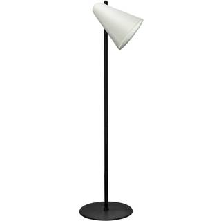 Capelo standerlampe H1250 A3 Hvid skærm, sort stel