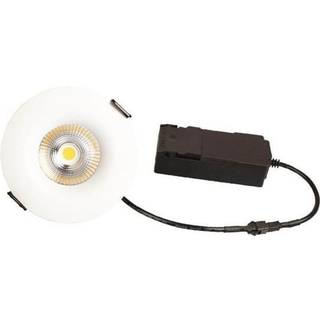 Scan Products Sabina lp fixed 230v dæmpbar flimmerfri 5,4w 2700k ra90 375lm ip44 mat hvid rund