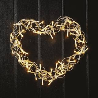 Hjerte 30 cm. med 80 LED dioder - Conzept Christmas