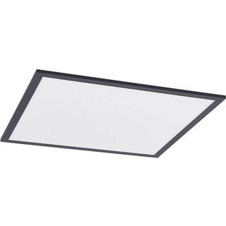 Lindby LED-panel Nelios, 62 x 62 cm, 4.000K, sort, metal