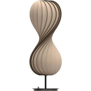 TR7 bordlampe, birk/natur, 25 x 60 cm