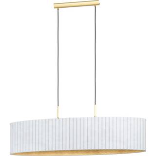 EGLO Tamaresco Pendel lampe Til E27 i Messing/Hvid