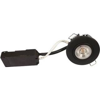 Scan Products D.T. Luna LP 230V Dæmpbar Flimmerfri 6.2W 2700K Ra95 IP44 Mat Sort Rund.