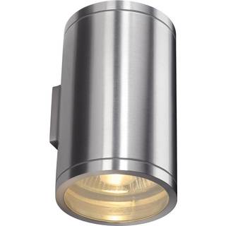 SLV væglampe Rox, børstet aluminium, aluminium, Ø 12,5 cm, op/ned