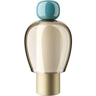 Lodes - Easy Peasy ToGo Bordlampe Lagoon Turquoise/Honey/Gold