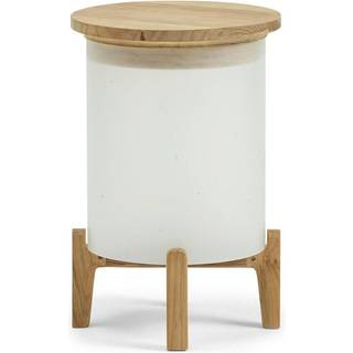 Ethimo Shake Gulvlampe Frostet - Udendørs gulvlamper Teak Hvid - SKLAM1T1