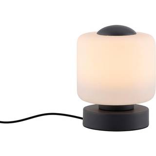Bordlampe mørkegrå inkl. LED 3-trins dæmpbar med touch - Mirko