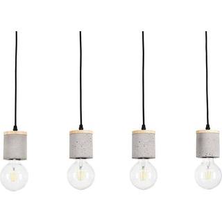 Envostar - Jasper 4 Pendel Wood/Black/Grey