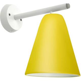 Capelo væglampe B1 H170 Gul RAL 1018 hvid base