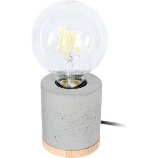 Envostar Jasper bordlampe, beton/egetræ