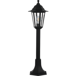 EGLO DUANERA udendørs stolpelampe, H100 cm, E27, IP44, sort