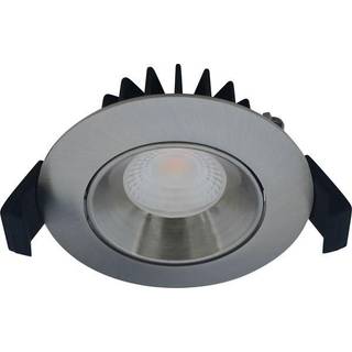 NORDTRONIC Velia Low Profile Downlight 5,5W 4000K børstet alu rund