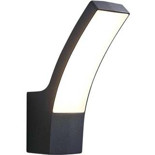 Lindby udendørs LED-væglampe Ilvita, antracit, metal, IP54