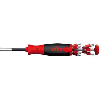 Wiha LiftUp 25 magnetisk skruetrækker med bitmagasin i blisterpakning - 12 bits