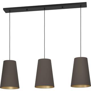 EGLO Stars of Light PETROSA pendel 3xE27 Ø280 cappuccino/messing