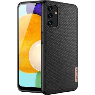 Samsung Galaxy A13 4G - DUX DUCIS Fino Hybrid cover - Tekstil Design - Sort