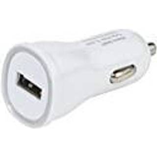 VIVANCO USB Bil Lader 2,1A - Hvid
