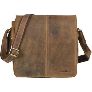 Umhängetasche Leder 28x27cm Vintage 1729-25 | Greenburry.de