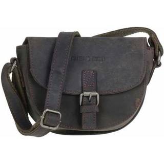 Umhängetasche Leder 22x15cm "Vintage Revival" tabakbraun | Greenburry.de