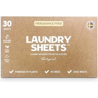 Laundry Sheets Fragrance Free (30 stk)