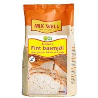 Fint naturlig Glutenfri, laktosefri og sojafri basismel - Mix Well 107
