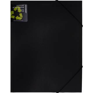 Docusmart Elastikmappe A4 | PP | Sort