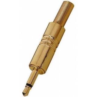 3.5 mm. Minijack mono hanstik, metal | PRIS-MATCH