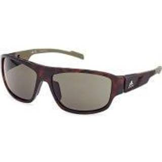 Adidas Sport Mand SP0045 52N Solbriller Injiceret Dark Havana Grøn Firkantet Normal