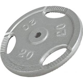 Gorilla Sports VÆGTSKIVER TRIGRIP STØBEJERN - 0,5-20KG Vægt 20 kg