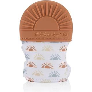 Itzy ritzy silikone t?nder Mitt - Beroligende sp?db?rnst?nder med justerbar rem crinkle lyd og struktureret silikone for at berolige ?mme og h?ve