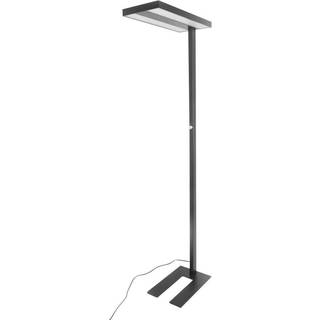 Arcchio LED-gulvlampe Logan Basic, sort, 6000 lm, dæmpbar