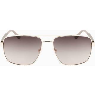 Calvin Klein Mand CK22114S 320 Solbriller Metal Guld Brun Firkantet Fotokromatisk Skygge