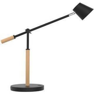 Unilux Vicky LED-Lampe i skandinavisk design sort og træ