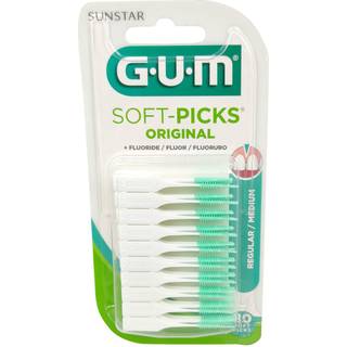 80 stk. GUM Original Soft-Picks MEDIUM Med Fluor