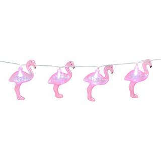 Lyskæde med flamingoer
