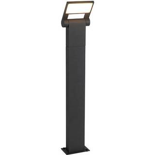 Moderne udendørs stang grå inkl. LED IP54 - Zane