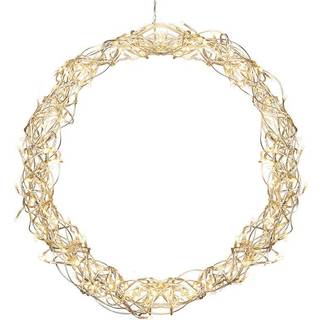 LED-krans Curly, varmhvid, Ø 50 cm