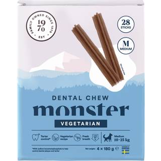 Monster Dog Dental Chew Vegetarian Medium - 28-pakke