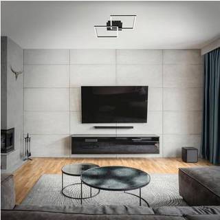 Frame LED-loftlampe, 2 lyskilder, Switch dim, sort