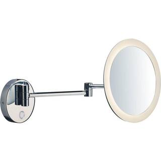 SLV Maganda LED-vægspejl, rundt, justerbart, CCT